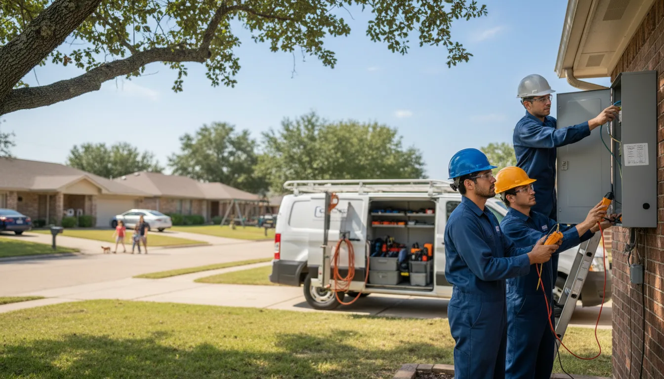 Certified electrician providing emergency electrical services in Hurt, VA
